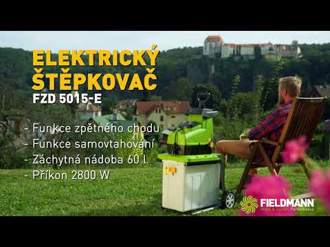 Fieldmann - Elektrický zahradní štěpkovač
