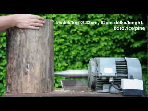 Kuželová štípačka na dřevo - D.I.Y. conical log splitter - plánky ve videu - with plans