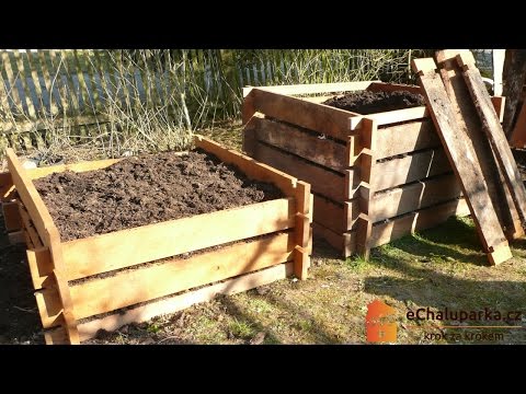 Jak vyrobit dřevěný kompostér a kompostovat. Wooden compost bin