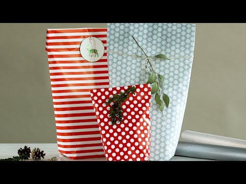 How to Wrap an Oddly-Shaped Gift- Martha Stewart