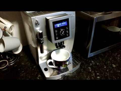 Delonghi ECAM23.420 Bean to Cup Coffee Machine - Options and cycle
