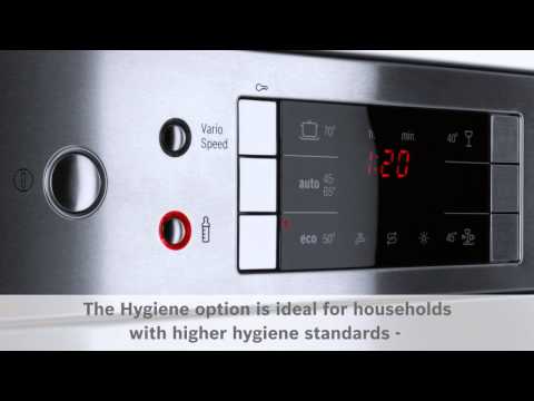 Say goodbye to germs: Bosch Hygiene for dishwashers