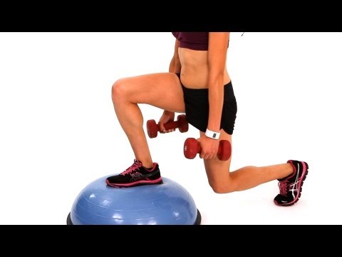 How to Do a Backward &amp; Forward Lunge | Bosu Ball Workout
